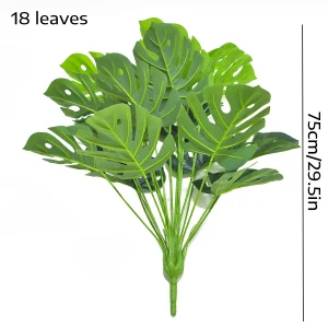Artificial Monstera Green Plants